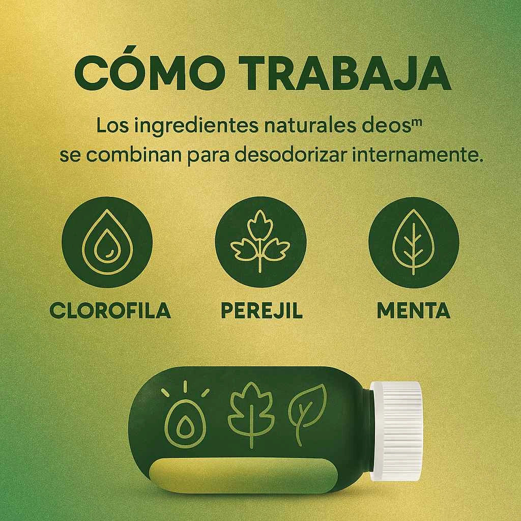 Deos™ Desodorante Corporal 100 % Natural